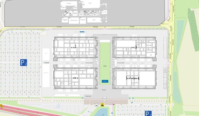 Hallenplan der NUFAM 2025 Hallenplan