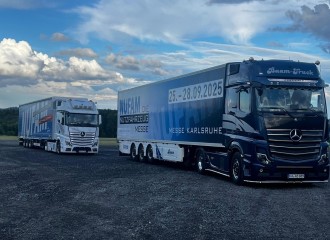 Messe Karlsruhe bietet Lkw-Fahrenden sicheren Rast- und Ruheplatz