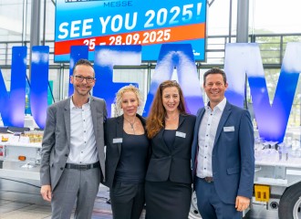 NUFAM-Team begrüßt Besuchende auf der IAA